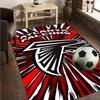 Atlanta Logo Rug Office Carpet Non-Slip Mat, Chair Rug Floor Covering for Gaming, Bedroom, Living Room , Home Decor Christmas Gift