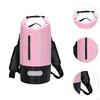 Dry Bag 10L Comfortable Sturdy W Clear Compartment Float Backpack Waterproof for Camping Fishing