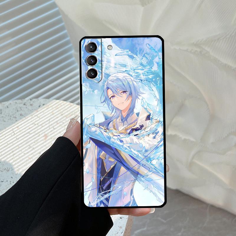 Kamisato Ayato Genshin Impact Funda For Samsung Galaxy S22 Ultra S21 FE S20 FE S8 S9 S10 Plus Note 10 20 S23 Ultra Case