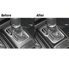 Carbon Fiber Car Gear Shift Panel Trim Cover Frame Decoration Stickers For Jeep Wrangler JL 2018-2025 Gladiator 2020-2025