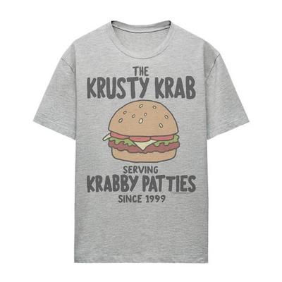 SpongeBob SquarePants Womens/Ladies Krabby Patties Heather T-Shirt