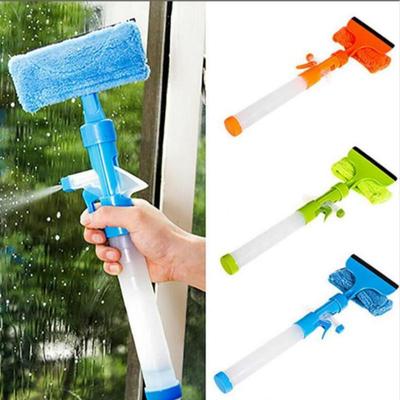 Pulitore Finestre Multifunzione Double-sided in Velluto con Spruzzatore d'Acqua Tergivetro