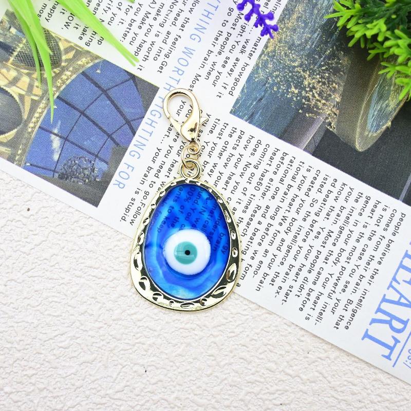 Creative Turkish Evil Eye Pendant Keychain Resin Exquisite Backpack Pendant Hanging Decoration Accessories Gifts
