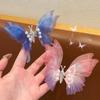 Koreanische bewegliche Schmetterlings-Haarspangen für Mädchen, doppellagige Flügel, Perlen-Haarspangen, Kopfbedeckung, Mädchen-Kinder-Haar-Accessoires