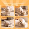 Cat Toy Rabbit Fur Ball Rabbit Fur Cat Toy Bat with Pleasant Scent Enrichment for Pets, Allowing Cats To Sniff Quietly.