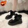 Cute Chunky Winter Booties Round Toe Plush Snow Boots for Women Y2k Padded Boot Trend 2025 Designer Luxury Fashion Woman Shoes