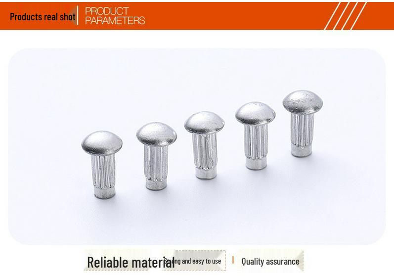 GB827 Aluminum Knurled Round Head Rivets, National Standard Fasteners