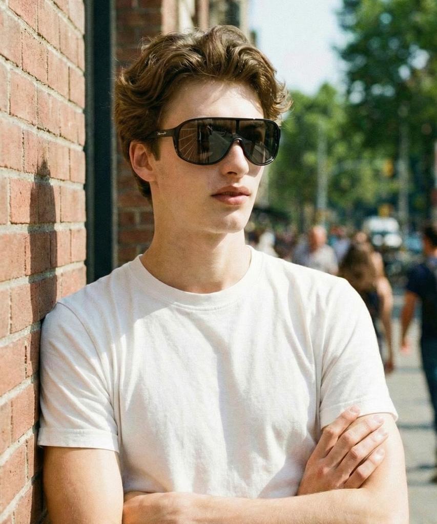 Tomdieo [Namu13 Collaboration] City Pop Photochromic Sports Running Cycling Goggles Sunglasses