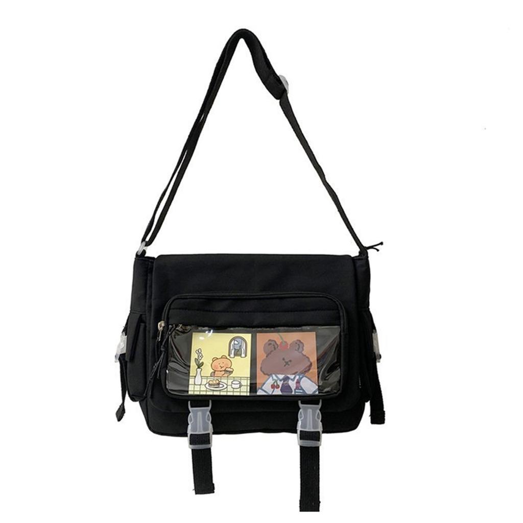 Unique Japanese Style Crossbody Bag for High School Girls Nylon Book Bag JK Shoulder Bags