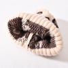 Children's Knitted Hat Rabbit Down Leopard Print Soft Cute Autumn and Winter Outdoor Wool Hat To Keep Warm