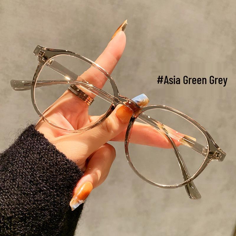 

Модная круглая оправа для очков TR90 с универсальными высококлассными линзами для миопии Anti-Blue Light