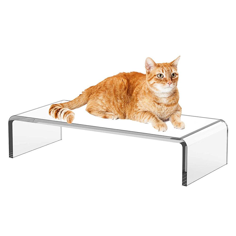 Acrylic Monitor Stand Laptop Stand Riser Desk Laptop/PC/Multimedia Monitor Stand Clear Computer Monitor Stand for Home Office United States