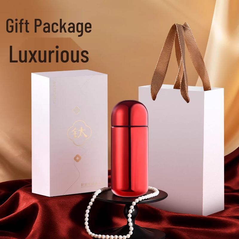 Women's 200ml Titanium Insulated Cup - Stylish, Portable, Compact, and Pure Titanium Design