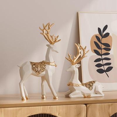 European Deer Wine Cabinet Ornament for Modern Living Room