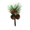 Christmas Cuttings Pine Needles Pine Cones Flower Branches Accessories Simulation Red Fruit Gift Box Decoration
