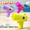 Pistola de Água Dinossauro Crianças Colorida Desenho Animado Brinquedo Exterior Verão Praia Piscina Pistola Pequena Resistente a Quedas Portátil Presentes Para Crianças