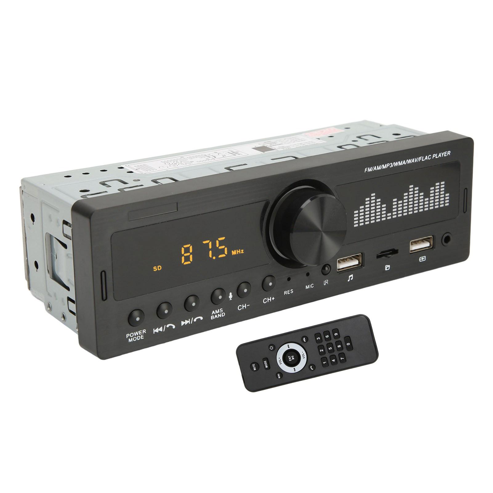 

Автомобильный стереоприемник с двумя USB-портами Bluetooth Hands Free FM 87,5 МГц до 108 МГц с поддержкой MP3, WMA, WAV, FLAC