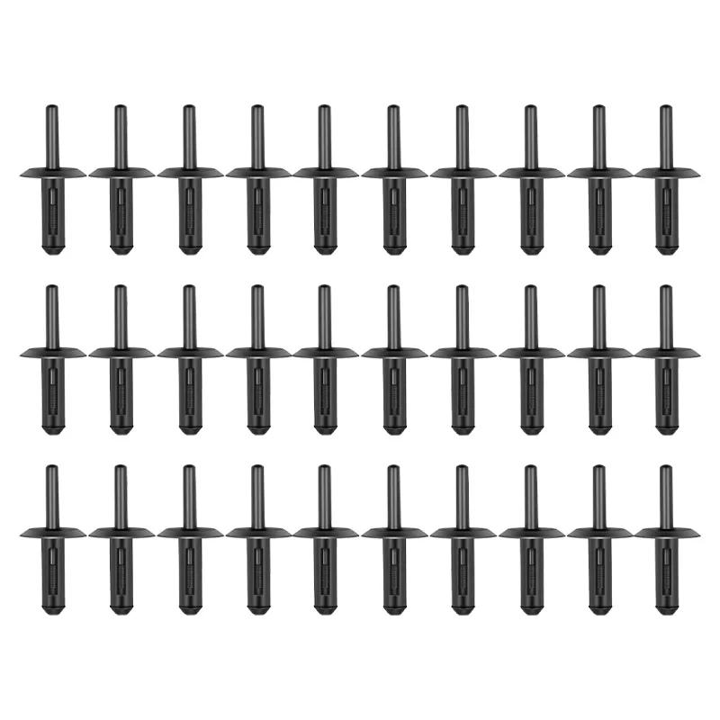 Automotive Car Fastener Clips Auto Body Bumper Rivets Durable Anti-Vibration Anti-Loosening Fender Liner Fasteners Accessories