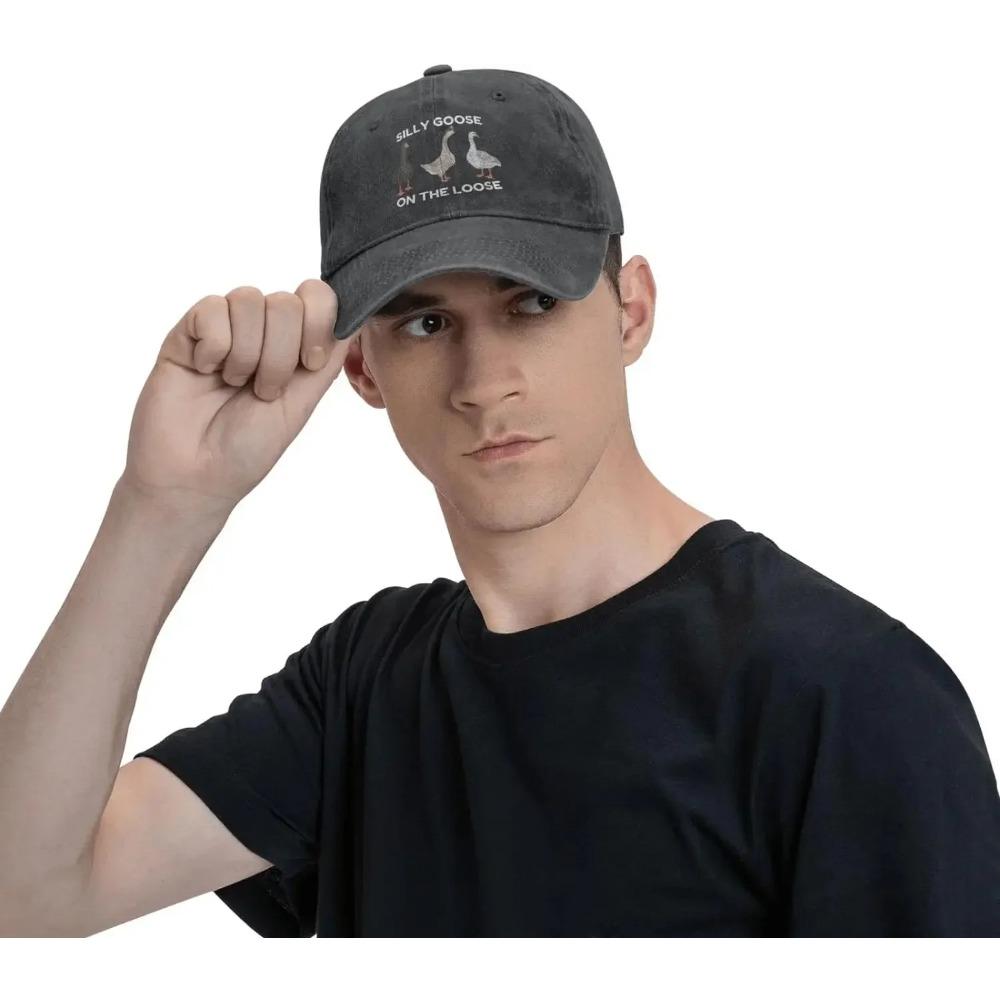 Rolig Fånig Gås Hatt Fånig Gås På Lös Fot Hatt för Kvinnor Pappa Hattar Roliga Hattar