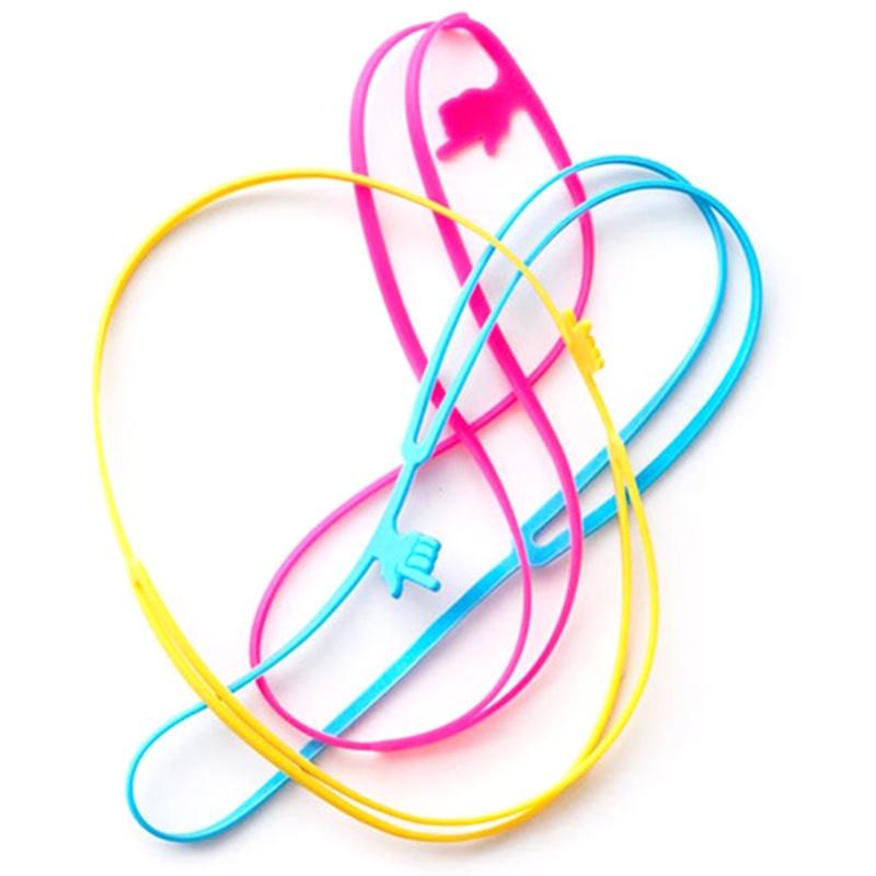 2 Pcs New Cute Silicone Finger Pointing Bookmark Book Mark Office Supply Funny Gift