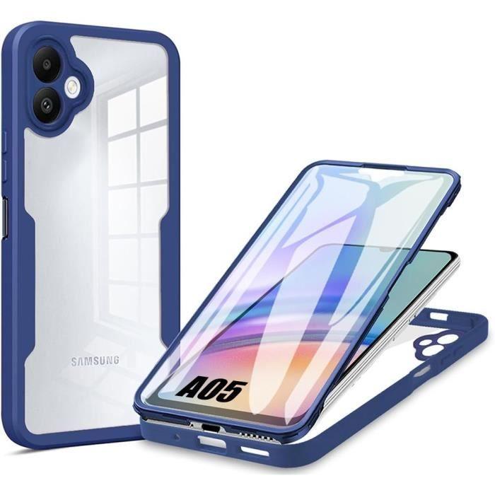 Coque de protection pour téléphone - Booling - pour Samsung Galaxy A05 - 360 Degré Rigide - Bordure Renforcée - Anti-jaunes