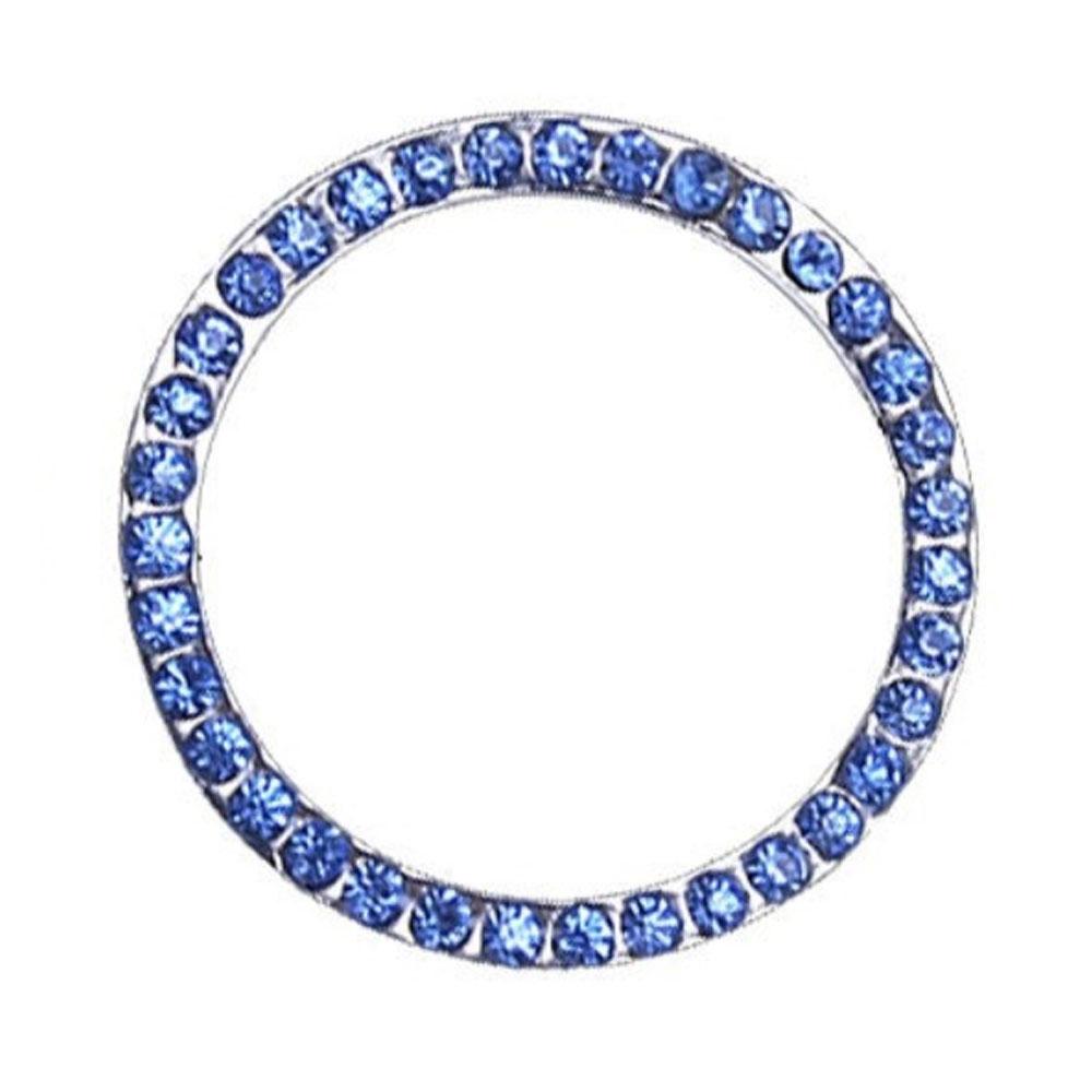 

New Car One-Key Engine Start Stop Ignition Push Button Decorative Circle Ring Keyless Cover Trim Crystal Diamond Parts Decorate синий