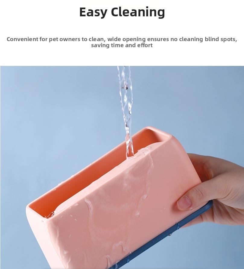 Cat Litter Scoop Set Long Handle Sifting Litter Box Scoop with Stand Pet Shovel for Kitty Waste Cat Toilet Cleaning Tools