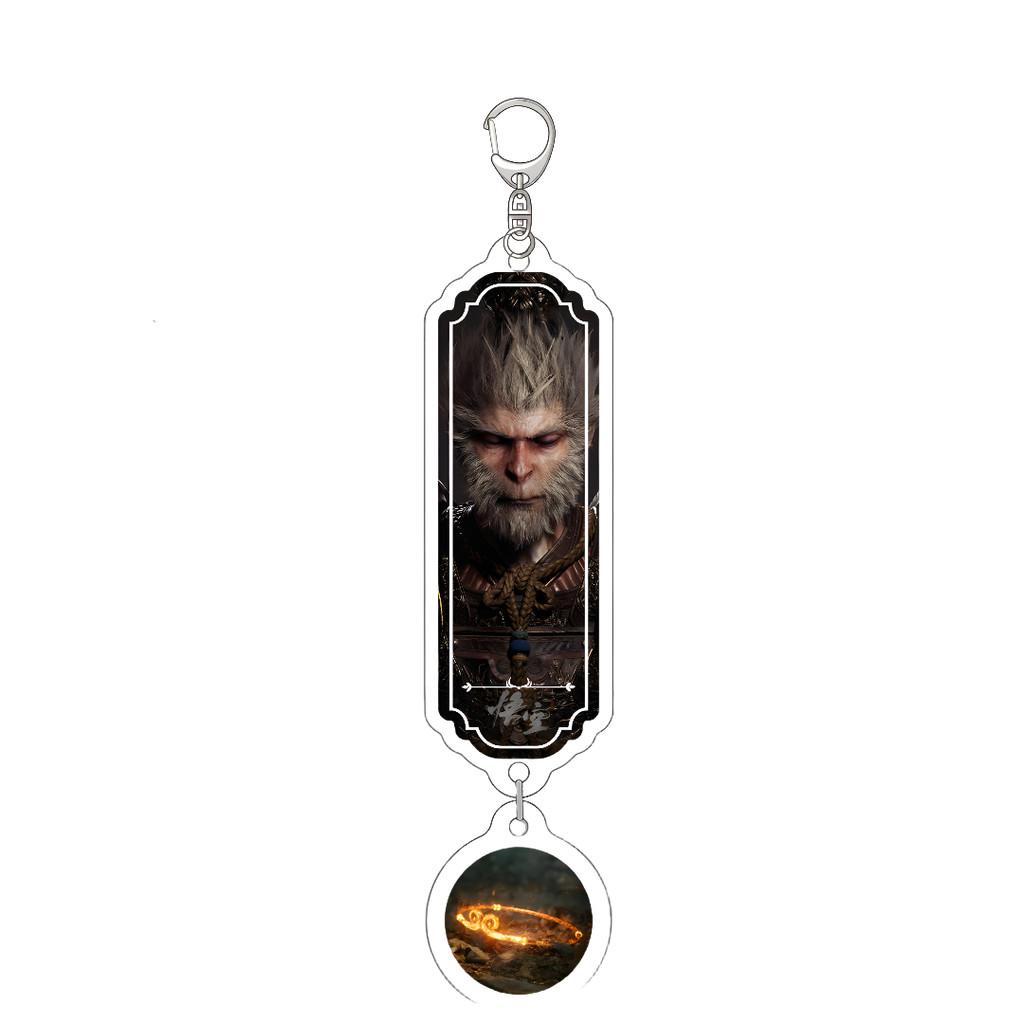 

Black Wukong Myth Keychain Pendant Decorate Game Peripheral Gift Collection Style 4