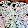 4 Pcs/lot Kawaii 3D Puffy Panda Daily Life Stickers Scrapbooking Diy Journal Stationery Sticker Cute Deco Aesthetic Art Supplies