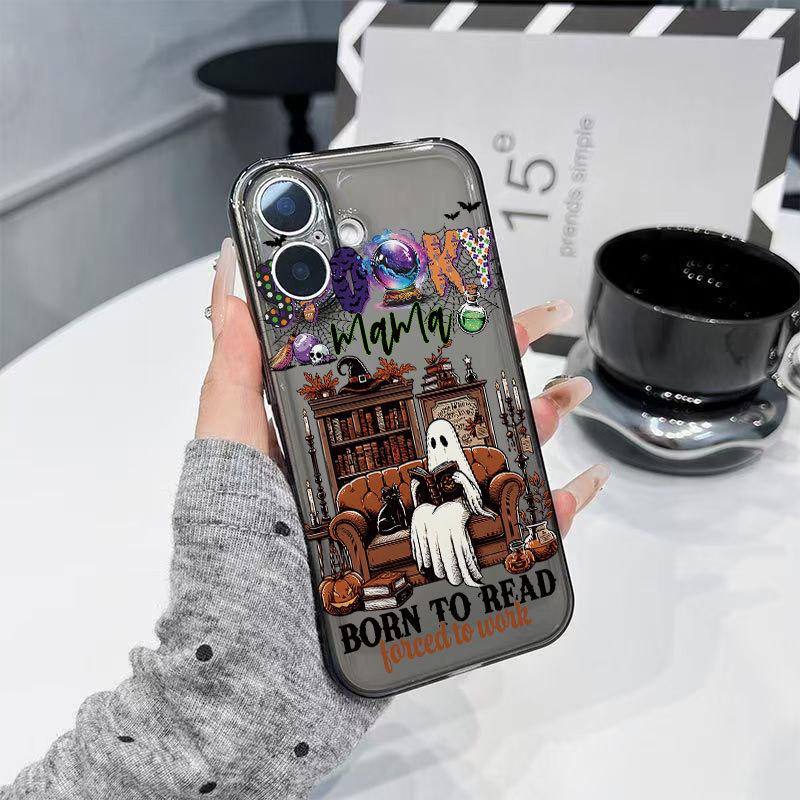 Creative Transparent Halloween iPhone 17/15 Pro Max Case for Apple 13/14/16 iPhone 17 Pro Max