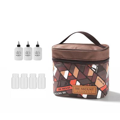Outdoor Gewürz Lagerung Set Camping Gewürz Gläser Lagerung Tasche Kit Tragbare BBQ Picknick Menage