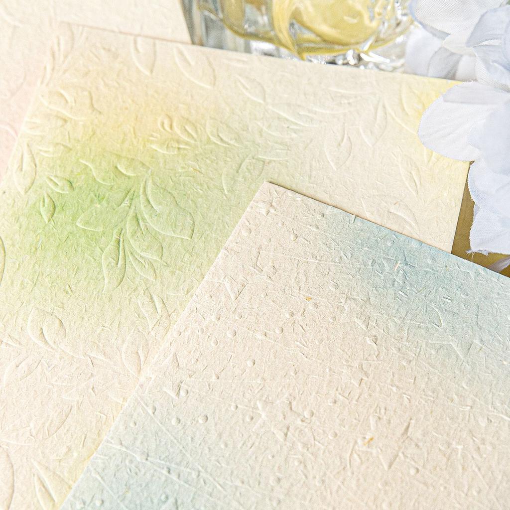 23 pcs Salt watercolour gradation pattern material paper Decorative Hand Account Diary Album Junk Journal Background paper