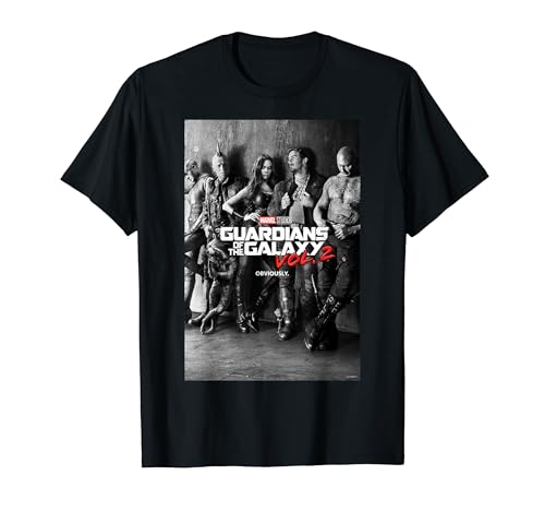 Marvel Guardians of the Galaxy Vol. 2 Group Shot Poster T-Shirt