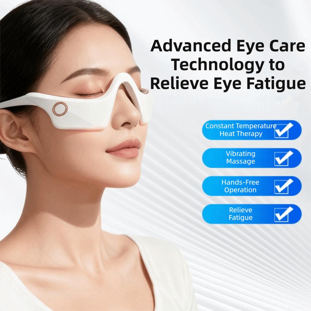 Hot Compress 3D Eye Massager USB Rechargeable Eye Massage Beauty Machine Eye Fatigue