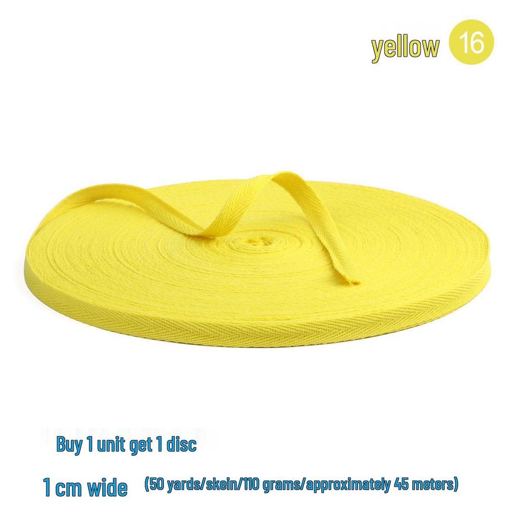 1cm Red-Purple Cotton Herringbone Tape: Festive Piping & Full-Edge Webbing