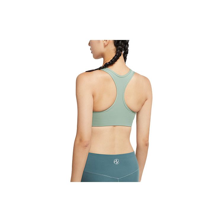 Nike Color Block Logo Training Running Fitness Vest Women Tops Smoke-Gray Jade DM0580-357