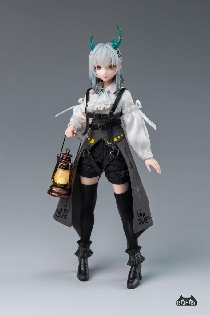 Hasuki POCKET ARTS Serie PA008 Ritter der und Actionfigur Gloria, Rose, Maßstab 1:12, Stoff, ABS, PVC, vorbemalt