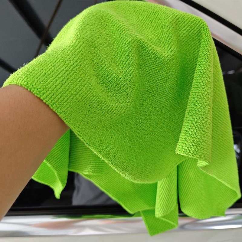 Large Pearl Fiber Microfiber Car Wash Towel - Double-Sided, Absorbent, Warp Knitted Cleaning Cloth