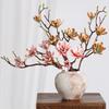 Large Artificial Magnolia Flower Handmade Real Touch Simulation Big Magnolia Realistic Luxury Faux Magnolia Branch Garden Decor