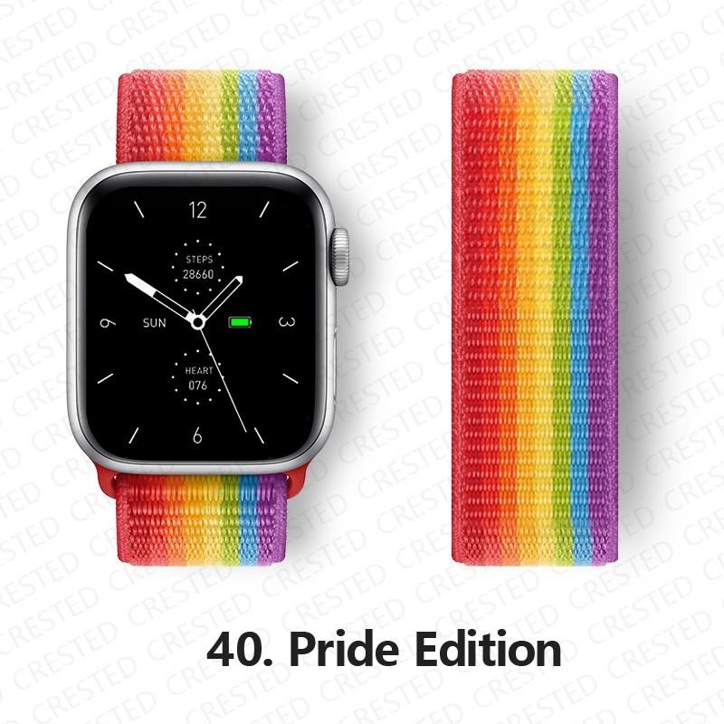 Pasek Nylonowy z Pętelką Do Pasków Apple Watch 44mm 40mm 49mm 41mm 45mm 46mm paski Bransoleta iWatch Seria 7 6 5 se 8 9 ultra 2 3 10 11