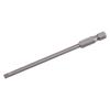 4 Pcs 100mm / 4 Inch Length Flat Head Screwdriver Bits 3mm 4mm 5mm 6mm Tips 1/4 Inch Hex Shank Magnetic Screwdriver Bits