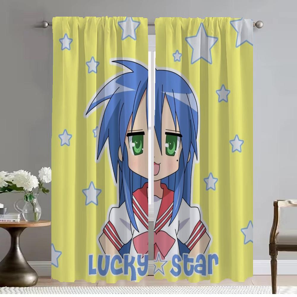 

Шторы Lucky Star для гостиной, шторы для комнаты, 2 панели, шторы для домашнего интерьера, абажуры, украшения на Хэллоуин, перегородка, камера W50xH70cmx2pcs-CL