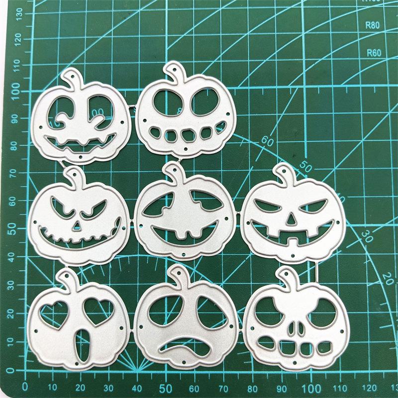 Halloween-Kürbisbrett, Metall-Stanzschablonen, DIY-Kartenherstellung, Papierbasteln, Scrapbooking, Fotoalbum, Prägung, Deko