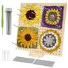 Wood Crochet Blocking Board Kit With Stainless Steel Rod Pins For Knitting Granny Squares Crochet Board Crafting Lovers Gifts
