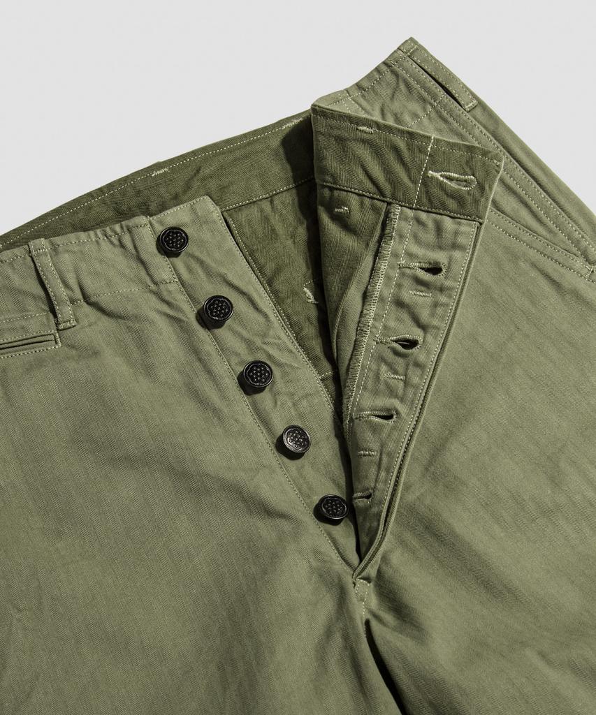 Beulonseun Us Army M-41 Hbt Fatigue Trousers Olive