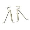 Metal Curtain Drapery Rod Bracket Accessories Wall Mounted Holder Hooks Set - for 15mm