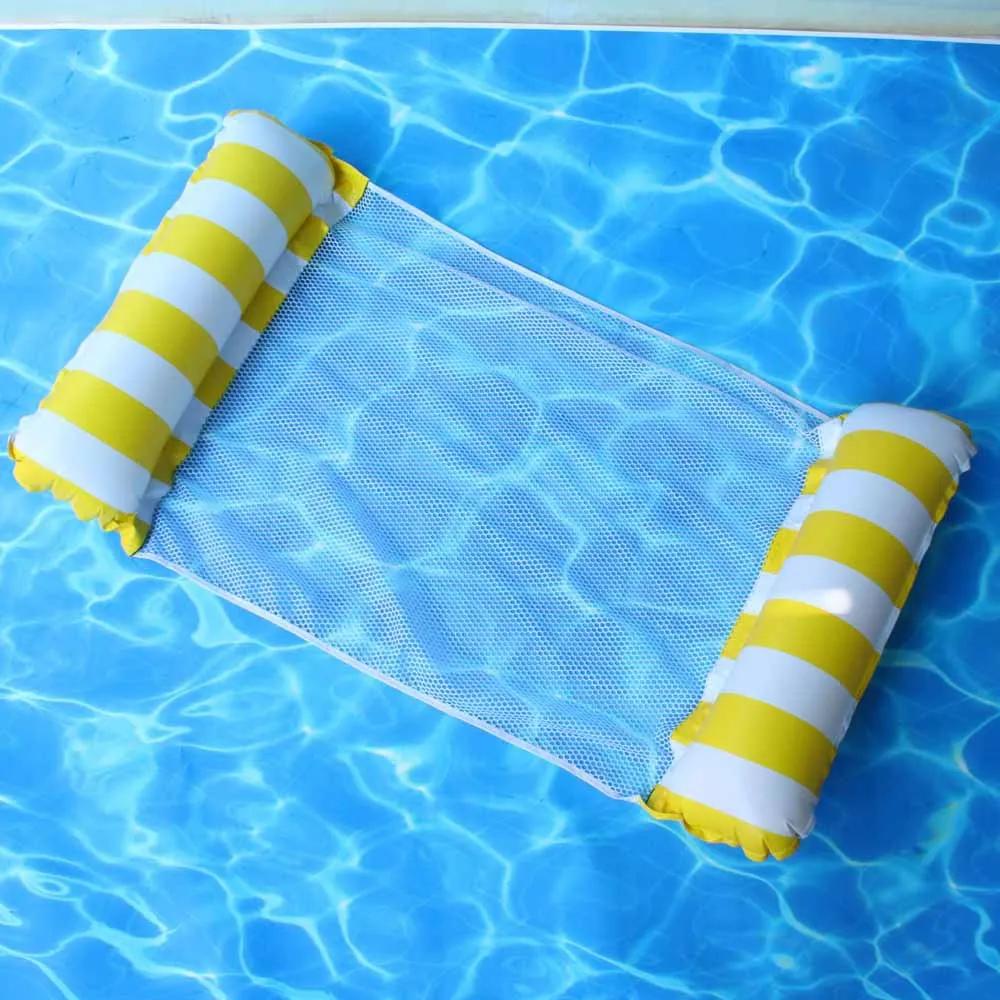 Water hammock recliner inflatable floating Swimming Mattress sea swimming ring Pool Party Toy lounge bed for swimming