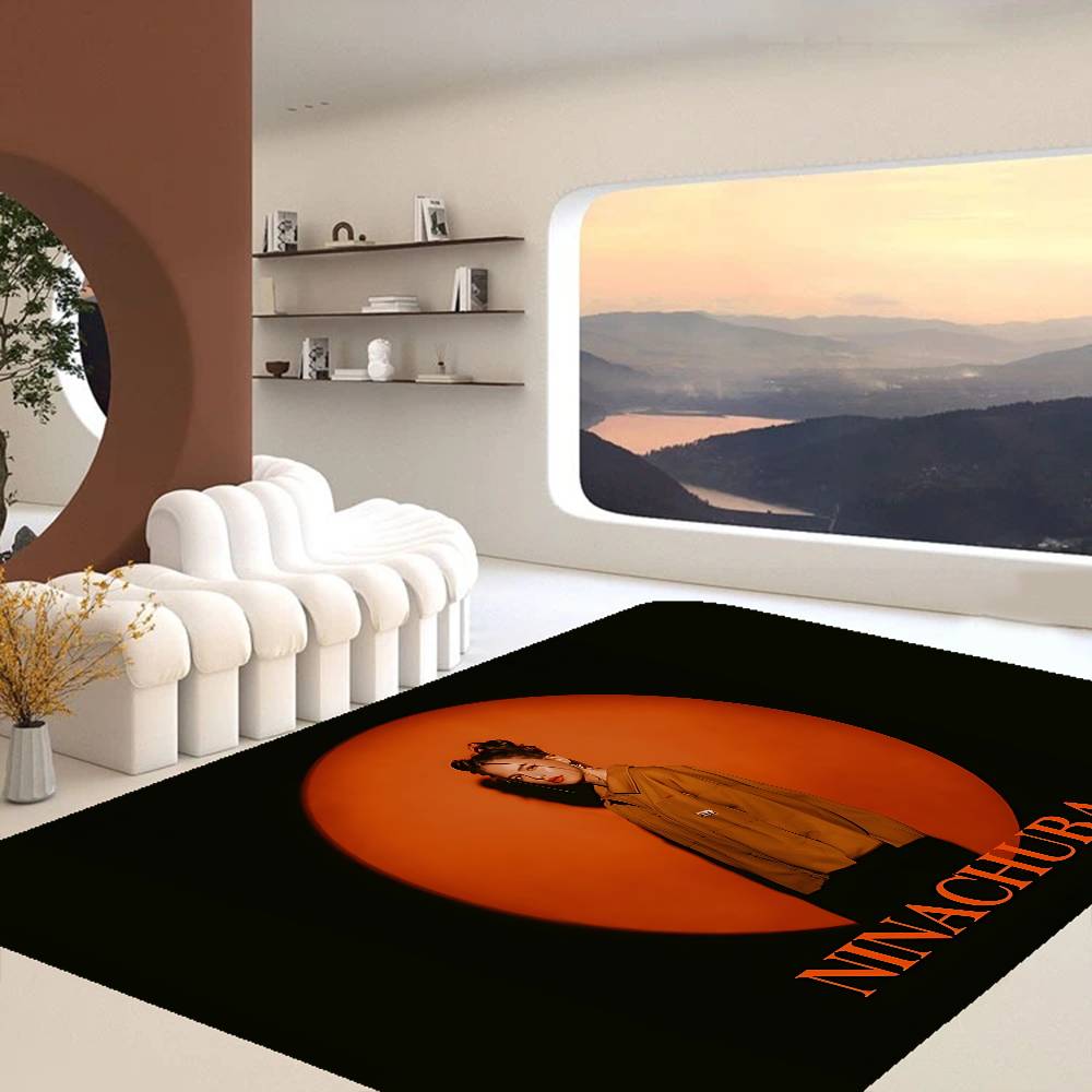 Singer Nina C-Chuba Floor Mat Cheaper Anti-slip Modern Living Room Balcony Printed Bedside Mats