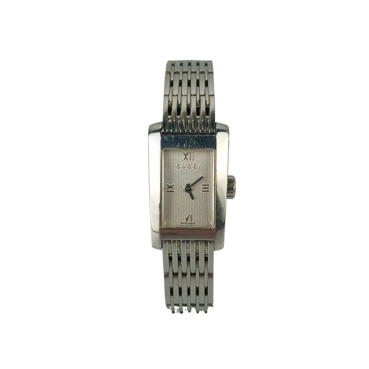 Used GUCCI Gucci Watch G Metro 8600L Silver Stainless Steel Ladies 2 Hand Quartz Good Condition
