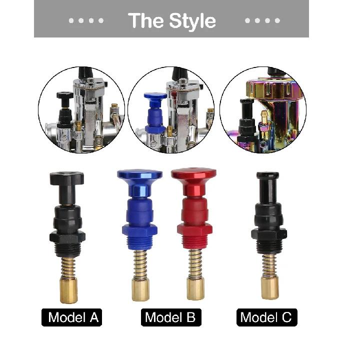 Alconstar- For Keihin Carburetor PWK PE24 28 30 32 34 36 38 40 Throttle Valve Assembly Concentrated Handle Manual Valve Control